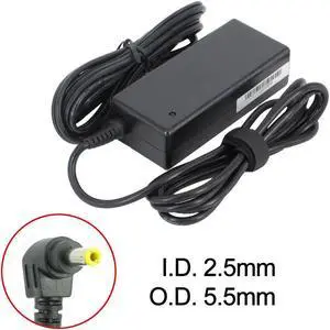 BattPit: New Replacement Laptop AC Adapter/Charger for Toshiba PA3467E-1AC3 PA3714C-1AC3 PA3714E-1AC3 PA3714U-1ACA PA3822U-1ACA PA3917U-1ACA [19V 3.42A 65W]