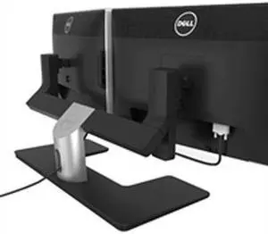Dell - 5TPP7 - Dell MDS14 Monitor Stand - Up to 24 Screen Support - 14.30 lb Load Capacity - 8.5 Height x 20.1 Width x 31.1 Depth - Desktop - Metal - Black