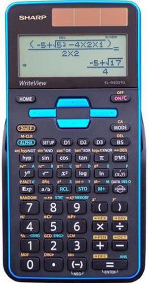 Sharp EL-W535TGBBL Scientific Calculator 16-Digit LCD ELW535TGBBL