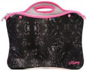 Pastry 13 Neoprene Light Blue/Pink Notebook Portfolio with Tie Die Print