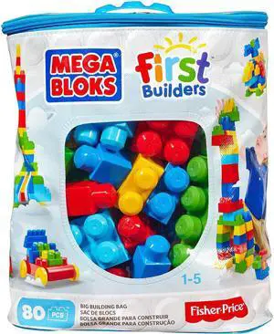 Mega Bloks Big Building Bag, 80-Piece Classic