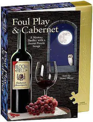 Foul Play & Cabernet 1000 Piece Puzzle by University Games
