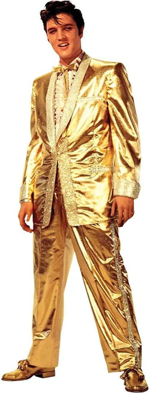 Elvis Presley Gold Lame Jacket Stand Up Poster Elvis Presley Gold Lame Jacket Stand Up Poster