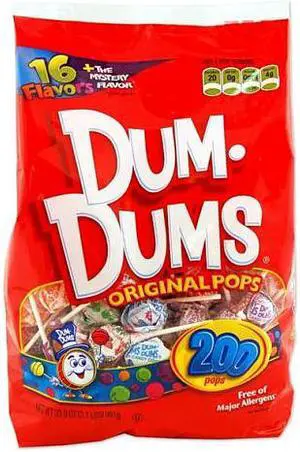 Dum Dums Original Pops - 200-Count