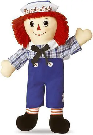 Aurora® - Large Multi-Color Raggedy Ann & Raggedy Andy® - 16" Raggedy Andy Classic - Timeless Stuffed Animal