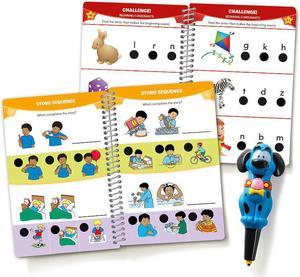 Educational Insights Hot Dots Jr. Let's Master Pre-K Reading Set with Ace Pen