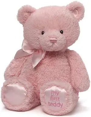 Enesco Gund 15 inch My 1st Stuffed Teddy - Pink