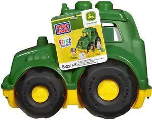 Mega Bloks John Deere Lil Tractor Ages 1-5 Green CND89