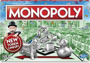 Monopoly Updatd Tokens Classic Gameplay Family Fun Board Game Hasbro C1009