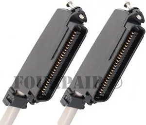 25 Pair Telco Amphenol CAT3 Trunk Cable 50-Pin Male to Male - PBX AMP - RJ21 10 ft.