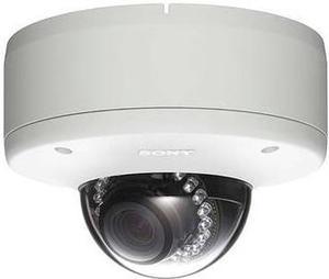 SONY SNC-DH160 Network 720p HD / 1.3 Megapixel Vandal Resistant Minidome Camera with IR Illuminator, IP66, JPEG/MPEG-4/H.264 Dual Streaming, Day/Night and PoE.