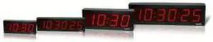 IP POE 4 DIGIT, 2.5 INCH DIGITAL CLOCK