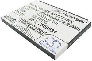 2500mAh W-5 Battery for AT&T Unite (AC770S), UNITE-344B Mobile WiFi Hotspot