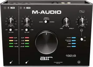 M-Audio AIR 192|8 - 2-In 4-Out USB Audio / MIDI Interface with Recording Software from Pro-Tools & Ableton Live, Plus Studio-Grade FX & Instruments