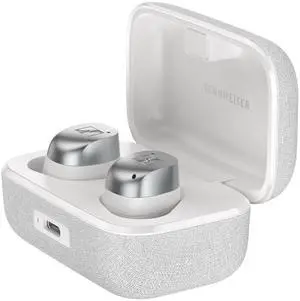 MOMENTUM True Wireless 4 Smart Earbuds, Bluetooth 5.4, Crystal-Clear Sound, Noise Cancelling Earbuds, Comfortable Design, 30-Hour Battery, Adaptive ANC, LE Audio, Auracast White MOMENTUM True Wireless 4 Smart Earbuds, Bluetooth 5.4, Crystal-Clear Sound, Noise Cancelling Earbuds, Comfortable Design, 30-Hour Battery, Adaptive ANC, LE Audio, Auracast White