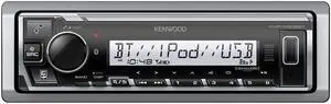 KMR-M332BT Car & Marine Stereo - Single Din, Bluetooth Audio, USB MP3, Aux in, AM FM Radio SiriusXM Ready, Weatherproof, Multi Color Illumination KMR-M332BT Car & Marine Stereo - Single Din, Bluetooth Audio, USB MP3, Aux in, AM FM Radio SiriusXM Ready, Weatherproof, Multi Color Illumination