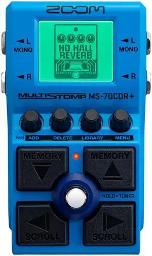 MS-70CDR+ MultiStomp Guitar Effects Pedal for Guitarists & Keyboardists with 140+ Chorus, Delay & Reverb Effects, Stereo I/O, Effect Chaining, Built-In Tuner, Battery Powered MS-70CDR+ MultiStomp Guitar Effects Pedal for Guitarists & Keyboardists with 140+ Chorus, Delay & Reverb Effects, Stereo I/O, Effect Chaining, Built-In Tuner, Battery Powered