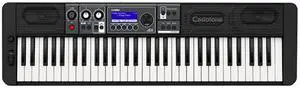 Casio Casiotone CT-S500, Touch Sensitive 61-Key Portable Keyboard w/ 800 Tones, DSP Effects, 200 Rhythms, 5-Track Recorder, USB, Stereo Speakers, 1/4" Outs, Bluetooth MIDI/Audio, AC Adapter (CT-S500)