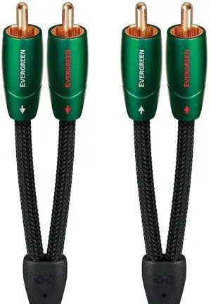 Evergreen Stereo Cable with 4 RCA Connectors, 0.6 m Evergreen Stereo Cable with 4 RCA Connectors, 0.6 m