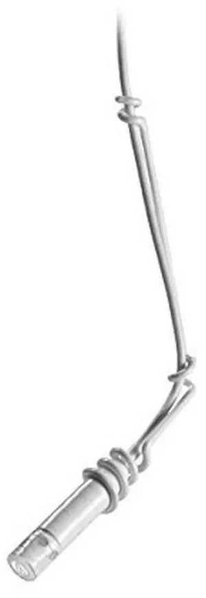 PRO 45W ProPoint Cardioid Condenser Hanging Microphone, White PRO 45W ProPoint Cardioid Condenser Hanging Microphone, White