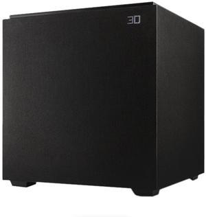 Definitive Technology Descend DN12 12" Subwoofer (2021 Model) - Optimized for Movies and Music, New 3XR Architecture, 1500W Peak Class H Amplifier & (2) Pressure-Coupled 12" Bass Radiators, Black