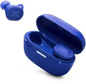 JBL Endurance Race 2 - Waterproof (IP68) Sports True Wireless Earbuds with 4 mics for Crisp, Clear Calls, Pure Bass Sound, 48Hrs of Playback, Plus Speed Charging & Active Noise Cancelling (Blue)