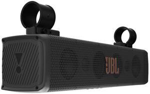JBL RallyBar S - 21" Bluetooth Universal Outdoor Vehicle Soundbar with Built-in 150w RMS Amplifier, IP66 Water & Dust Resistant, Black