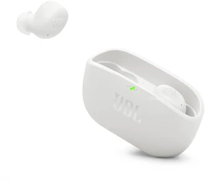 JBL Vibe Buds 2 - Noise Cancelling Earbuds - White | JBL Pure Bass sound, Active Noise Cancelling with Smart Ambient, 4 mics for crisp, clear calls, Water and dust resistant JBL Vibe Buds 2 - Noise Cancelling Earbuds - White | JBL Pure Bass sound, Active Noise Cancelling with Smart Ambient, 4 mics for crisp, clear calls, Water and dust resistant