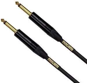 Gold Instrument 25 Electric Guitar Instrument Cable 1/4 Inch TS to TS Electric Guitar Cable 25ft, Guitar Amp Cord, Instrument Cable,Straight Connectors, OFC Core, Anti-Noise Pro Audio Quality Gold Instrument 25 Electric Guitar Instrument Cable 1/4 Inch TS to TS Electric Guitar Cable 25ft, Guitar Amp Cord, Instrument Cable,Straight Connectors, OFC Core, Anti-Noise Pro Audio Quality