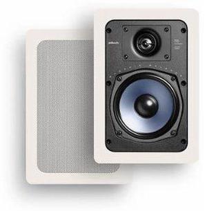 Polk Audio RC55i 2-Way Premium in-Wall 5.25" Speakers (Pair) | Perfect for Damp and Humid Indoor/Outdoor Placement - Bath, Kitchen, Covered Porches (White, Paintable Grille)