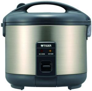 Tiger JNP-S55U 3-Cup Capacity White Rice Cooker with Non-Stick Inner Pot, Spatula and Measuring Cup, Keep Warm Setting Upto12 hours (Urban Satin)