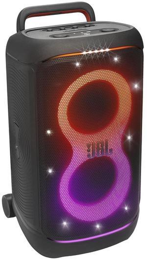 JBL PartyBox 520 - Portable Battery-Powered Party Speaker with AI Sound Boost, Up to 15 Hours of Play time, IPX4 Splash Proof, Multi-Speaker Connection by Auracast, and Telescopic Handle (Black)