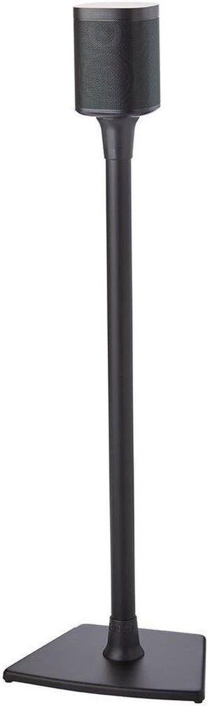 Sanus Wireless Sonos Speaker Stand for Sonos One, PLAY:1, & PLAY:3 - Audio-Enhancing Design With Built-In Cable Management - Single Stand (Black) - WSS21-B1 Sanus Wireless Sonos Speaker Stand for Sonos One, PLAY:1, & PLAY:3 - Audio-Enhancing Design With Built-In Cable Management - Single Stand (Black) - WSS21-B1