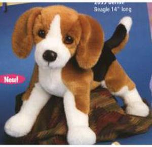 Bernie Beagle Plush by Douglas Cuddle Toys (Approx. 14 Inches Long)