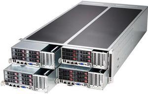 Superserver Sys-F627R2-F72Pt+ Four Node Dual Lga2011 1280W 4U Rackmount Server Barebone System (Black)