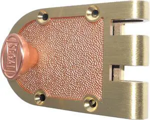 Segal 667F (15326) Jimmy Proof Deadlock Single Cylinder Lock Set, Bronze (US10)