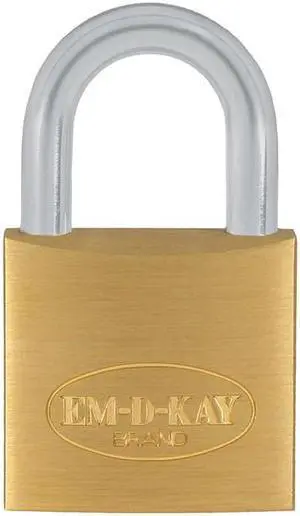 Em-D-Kay 1600 2" Body Solid Brass Padlock With 1-3/4" Shackle