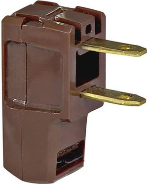 Cooper Wiring Devices, BP2600B, 15A, 125V, Brown Right Angle Quick Attach Plug Cooper Wiring Devices, BP2600B, 15A, 125V, Brown Right Angle Quick Attach Plug