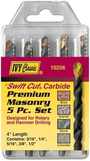 Ivy Classic 10256 5 Pc. Masonry Drill Set