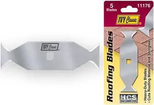 Ivy Classic, 11176, 5 Pack Heavy Duty Roofer Blade