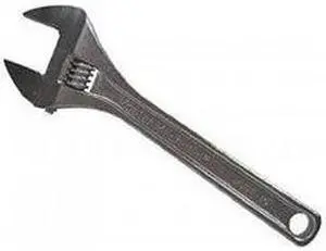 A-Tina Tool Master Mechanic, 296996, 10", Adjustable Wrench, Heat Treated Forged Steel, Cushion Grip Handles