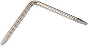 Aqua Plumb, 1124, Steel, 6" x 6" Tapered Faucet / Shower Valve Seat Angle Wrench, Square & Hexagonal Ends
