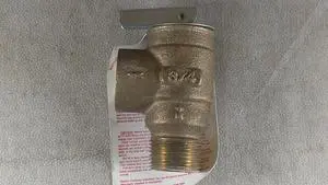 Apollo Valve 13-511-08, 13-511-B15 Safety Relief Valve, 15 psi Set Pressure, 3/4" NPT Female x 3/4" NPT Male