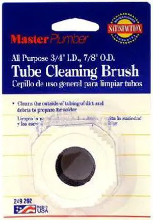 WILLIAM H HARVEY Master Plumber, 092452, 3/4" ID x 7/8" OD, Copper Tube Brush
