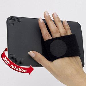 e-Handle, EH01, e Handle Hook-and-Loop fastener Handle Hand Strap, The easiest, most comfortable way to hold any e-Reader, iPad Mini and small tablet