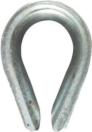 National, N176-800, 3/16", Zinc Rope Thimble