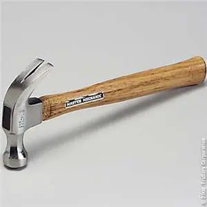 Master Mechanic Coastal International, F16MM, 16 OZ, Fancy Curved Claw Hammer, Hickory Handle