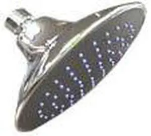 WAL-RICH, 0608007, 6" Chrome Plated Die Cast "Rain" Shower Head