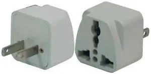 CONECT IT, 10-026, FOREIGN TRAVEL 2 Flat Pin Universal Adapter Plug