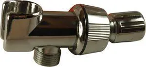 Aqua Plumb, 0296CP, Chrome Plated, Replacement Swivel Hand Shower Massage Arm Mount Mounting Bracket Holder